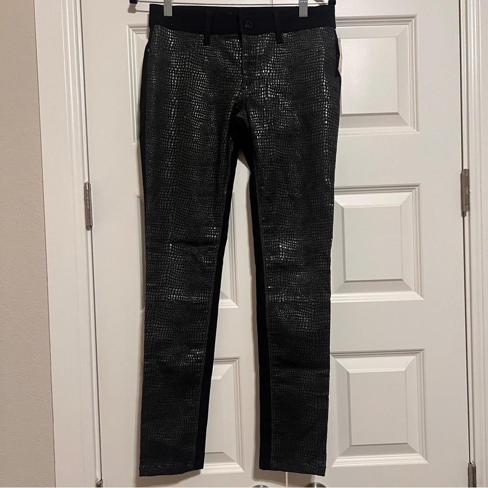 Black Python EMMA Legging Jeans
